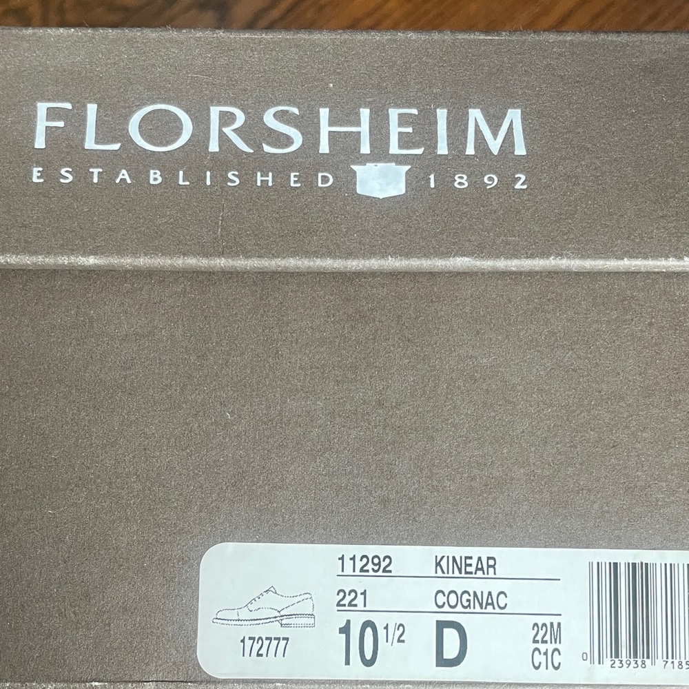 Florsheim Cognac Leather Footwear